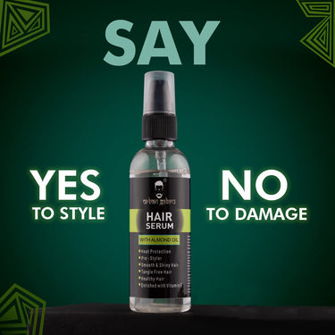 Urbangabru Hair Volumizing Powder Wax (10 GM) + Hair Serum (100 ML) - Hair Styling Combo Kit